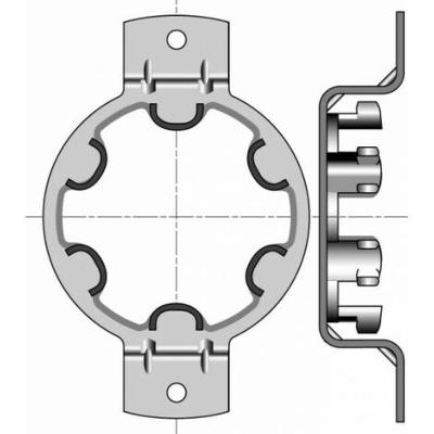 Support moteur Ø50 Oméga Somfy